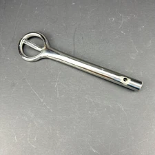 Water Ski Tow Rope Eye 1.050"OD x 13" Polished Stainless Steel