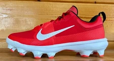 Mens Nike Trout 9 Pro MCS Molded Baseball Cleats Size  7-8-9-10-11-12 RED/WHITE