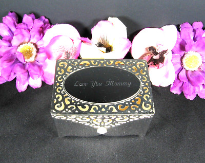 Silver Plate TRINKET BOX -  Love You Mommy - Things Remembered TR  Vintage