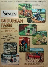 Sears 1966 Suburban 10 Farm Custom 6 Lawn Garden Tractor Sales Brochure Catalog