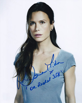 RHONA MITRA signed autograph 20x25cm THE LAST SHIP in person autograph COA