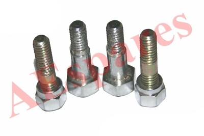 Handle Plate Nut Bolt Stud Set of 4 For Royal Enfield Models Motorbike