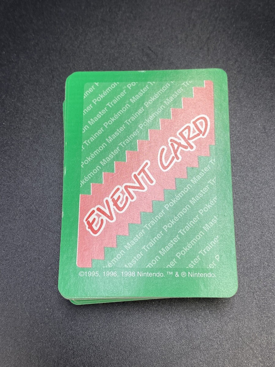 1999 Pokemon Master Trainer Game Complete Set Of 54 Replacement Event Cards | eBay 1999 Pokemon Master Trainer Game Complete Set Of 54 Replacement Event Cards | eBay