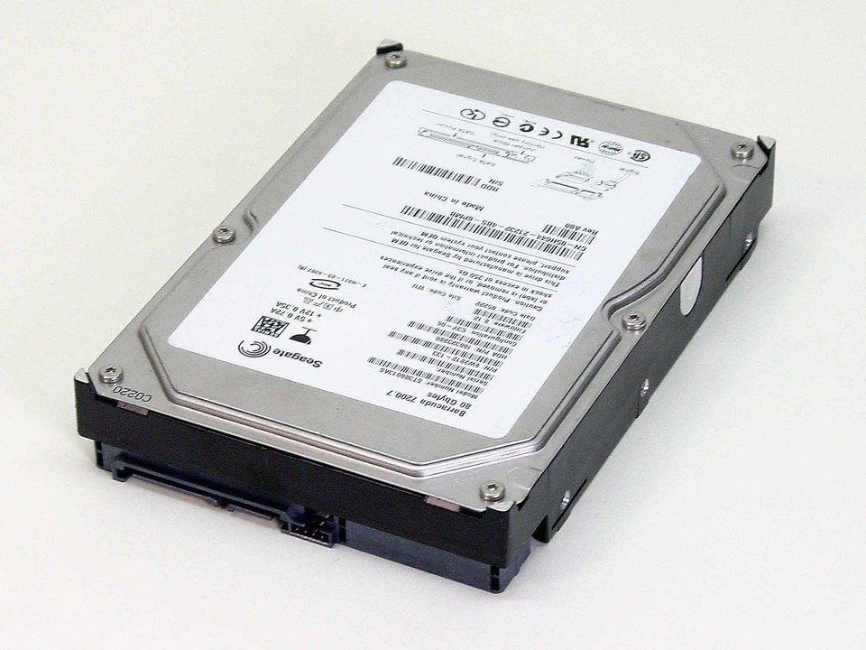 Dell 5H644 80GB 3.5" SATA Hard Drive by Seagate Barracuda 7200RPM ST380013AS - Image 2 of 4