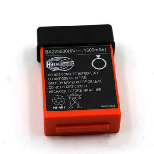 4pack BA225030 1500mAh 6V Ni-MH Battery For HBC Pump Truck Remote Controller - 第 4/8 張圖片