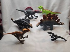 Jurassic Dinosaurs lot of 6, preowned