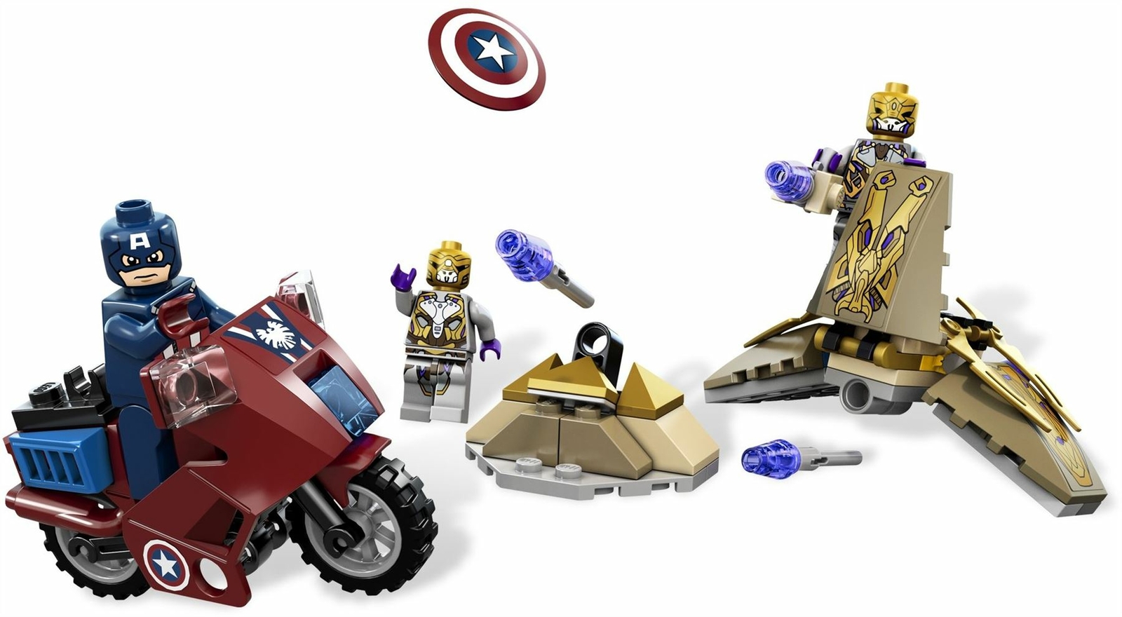 LEGO Captain Americas Avenging Cycle 6865 (NO BOX)
