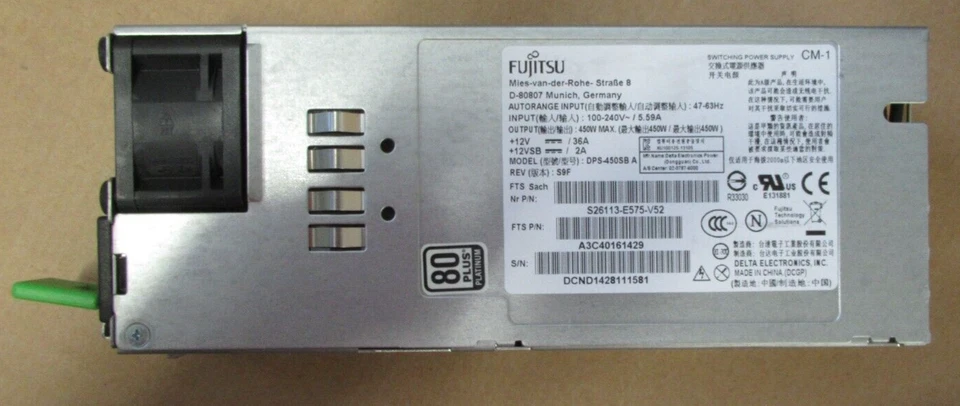 Fujitsu Primergy TX2540 M1 2x 6Core E5-2420v2 96GB RAM 8x2.5" Bay 4U Rack Server - Image 4 of 4