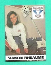 (1) MANON RHEAUME TAMPA BAY FIRST WOMAN NHL GOALIE PROMOTION  NM-MT  (W7726)  