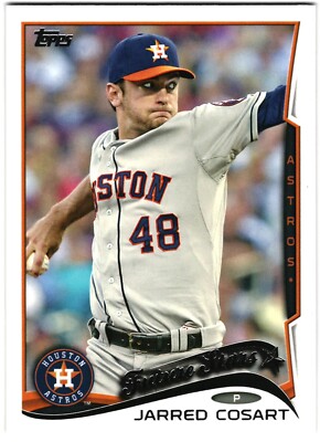 2014 Topps Baseball Jarred Cosart Rookie Houston Astros #89