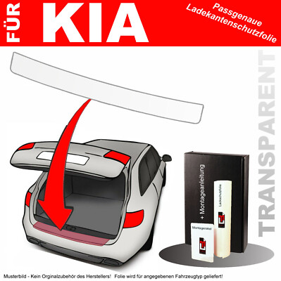 Lackschutzfolie Ladekante für Kia Carens FJ, bis 10/2006 Transparent