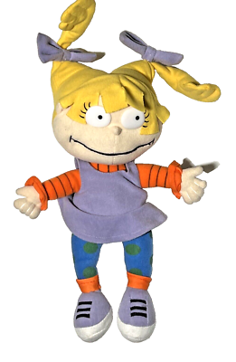 Vintage Rugrats 2000 Nanco Angelica 15” Plush Viacom Nickelodeon
