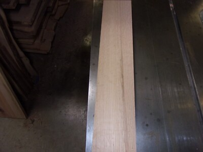 1 PC RED OAK WOOD KILN DRIED LUMBER 26 7/8''X 5 1/8''X 3/4'' BOARD 1255V 1/4 SAWED