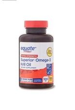 Equate Extra Strength Krill Oil, 500mgꝉ, 150 Count