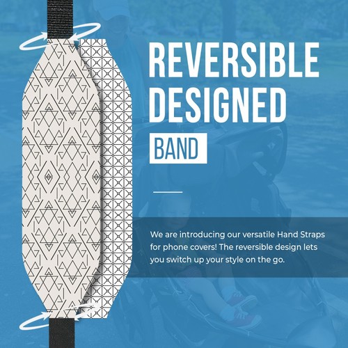 Universal Phone Grip Straps for Secure Handling | Reversible - 第 35/81 張圖片