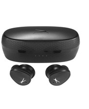 Black Bluetooth Wireless In-Ear Earbuds with Charging Case