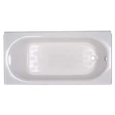 American Standard 2390202.020 Recess Bath, 60 In L, 30 In W, White,