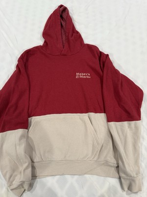 Makers Mark Red Wax Dipped Looking Sweatshirt Men s Size XL. Rare