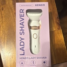 Kenzzi Lady Shaver Rechargeable Wet/Dry Water-Resistant Foil Head White