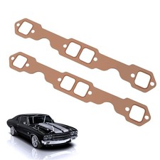 Sbc Header Gaskets Oval Port Copper Header Exhaust Gasket Seals Compatible
