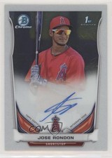 2014 Bowman Chrome Prospect Auto Jose Rondon #BCAP-JR Auto 2u3