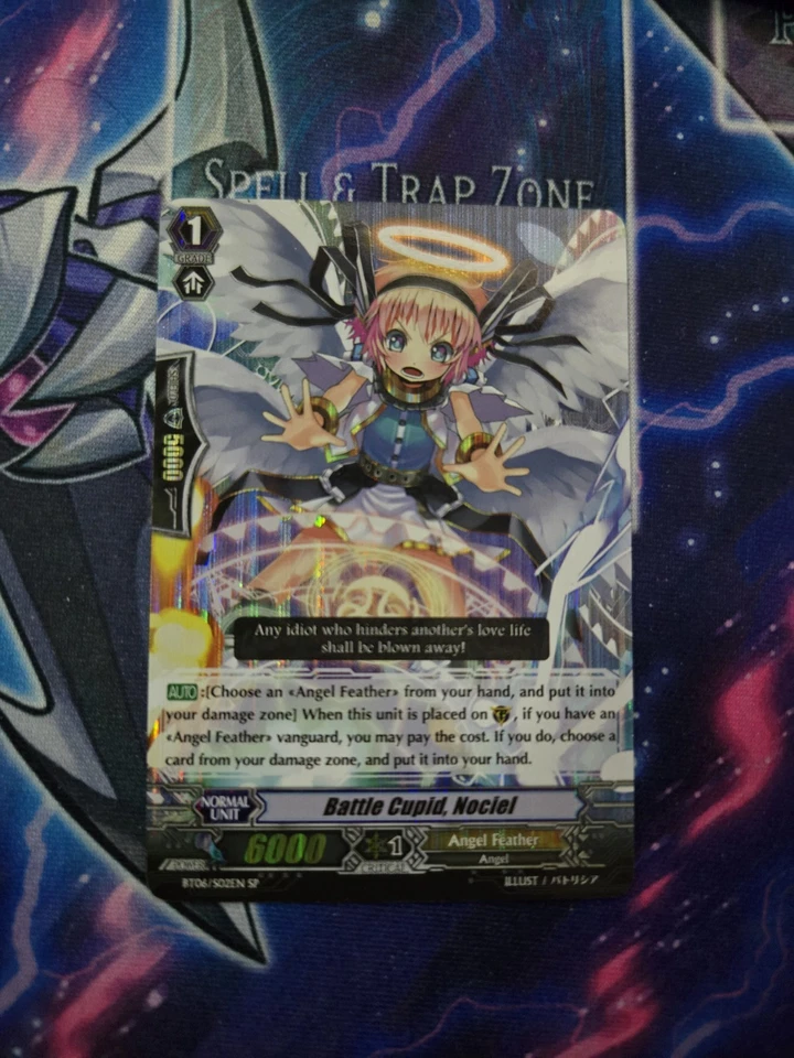 Bushiroad Cardfight!! Vanguard Battle Cupid, Nociel BT06/S02EN SP Angel Feather - Image 3 of 4