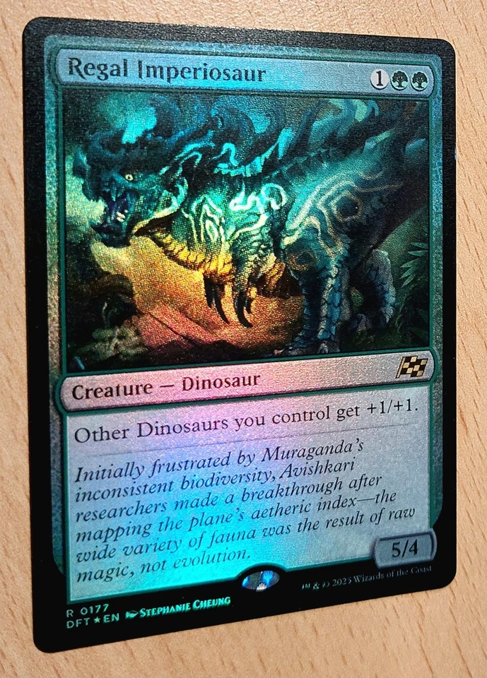 MTG Magic: +FOIL+ Königlicher Imperiosaurus, Regal Imperiosaur, Dinosaurier Lord - Bild 2 von 2