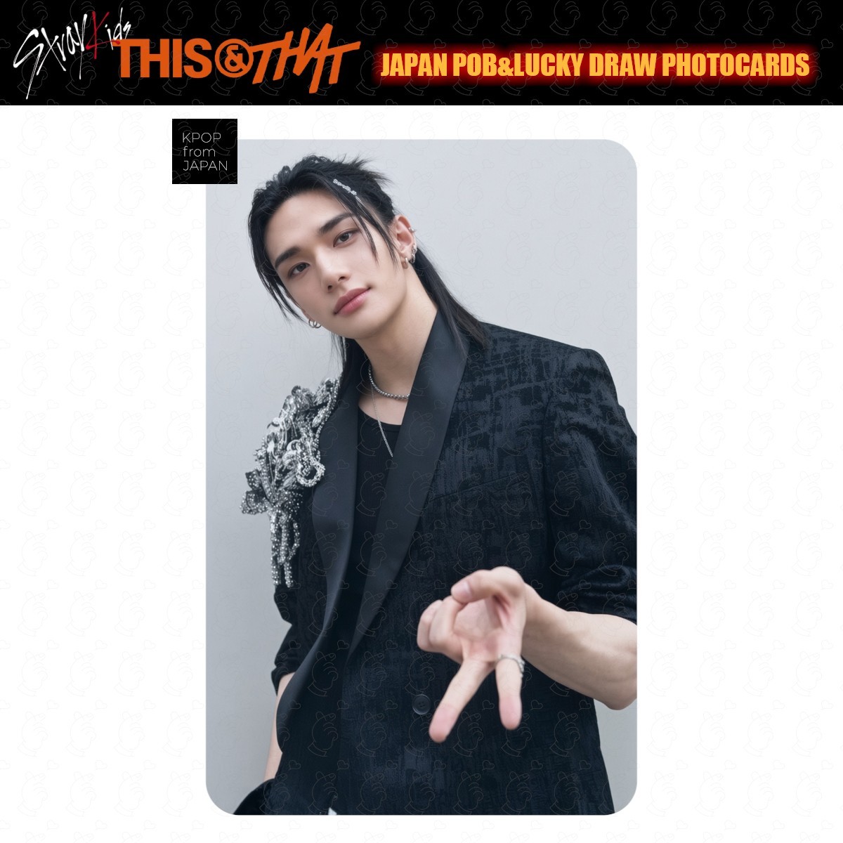 PRE Stray Kids THIS & THAT LUCKY DRAW POB JAPAN Photocard JYP  HMV SONY TOWER.R