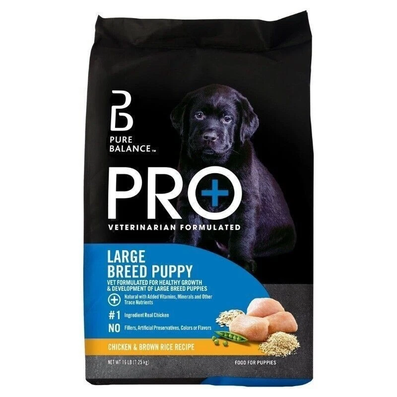 Chicken Brown Rice Large Breed Puppy Food Natural Healthy No Padding 16 Lbs New
