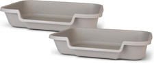 Dog Litter Box, Gray Color, Large Size, Durable Pet Safe Puppy Litter Box, Ind