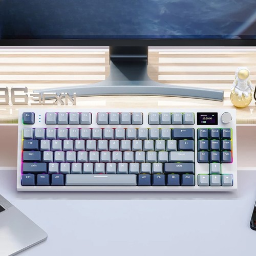 K86 Wireless Mechanical Keyboard with Smart Color Screen,Metal Knob,Cloud Driver - 第 2/9 張圖片