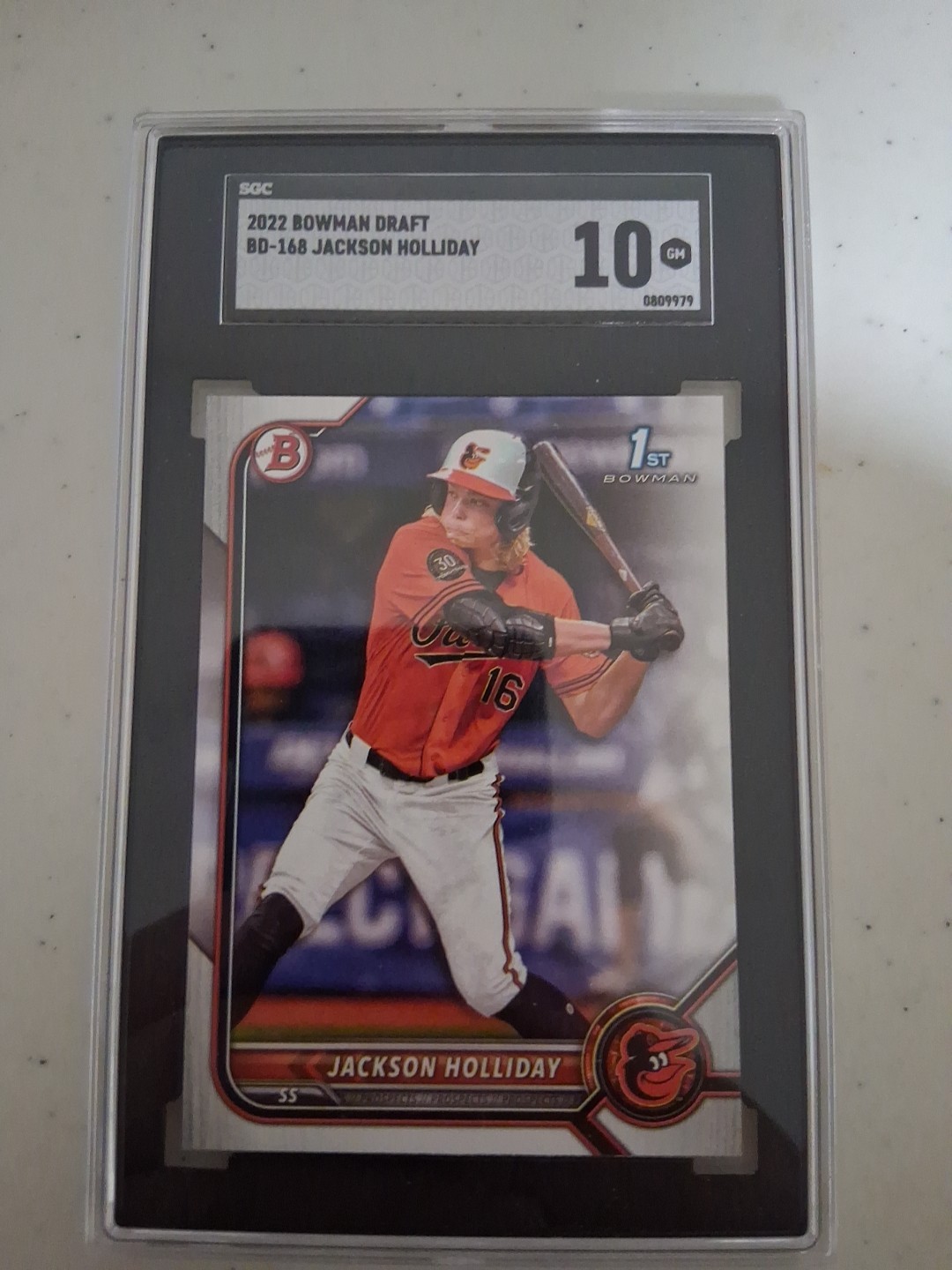 2022 Bowman Draft - Jackson Holliday #BD-168 (RC)