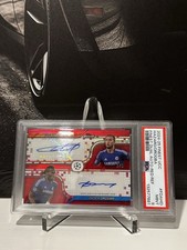 2024-25 Topps Finest UCC Eden Hazard & Drogba Dual Auto /5  #FDAHD PSA 9 Pop 1