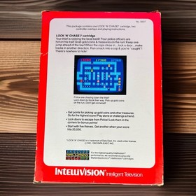 LOT OF 2 INTELLIVISION GAMES CIB ADVANCED DUNGEON & DRAGONS /LOCK&rsquo;N&rsquo;CHASE TESTED