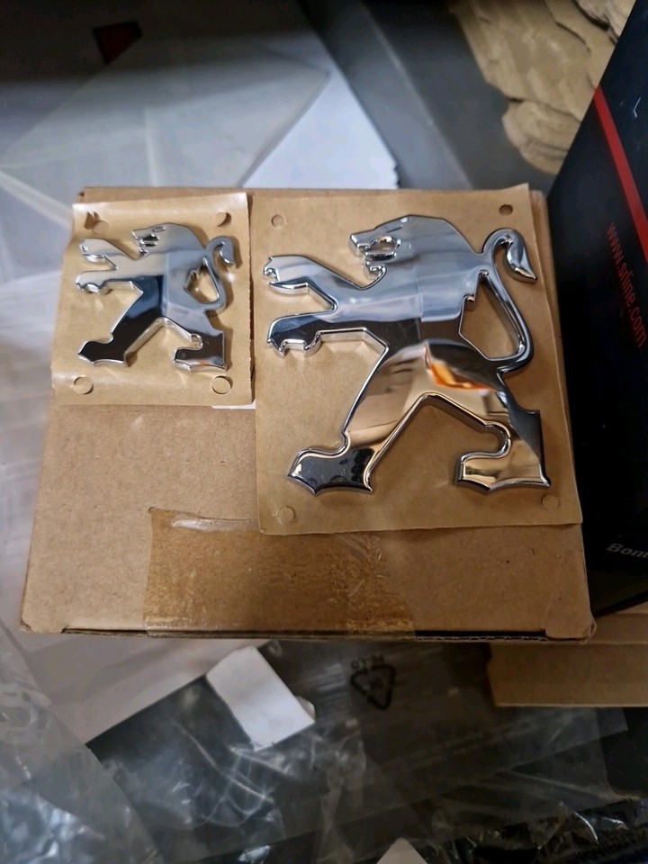 Badge Logo Peugeot RC - Pour 206, 207, 208, 307, 308 - Neuf D'origine - Fabriqué En France