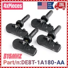 TPMS 315MHz Set of 4 For Ford Motorcraft Tire Pressure Sensor DE8T-1A180-AA