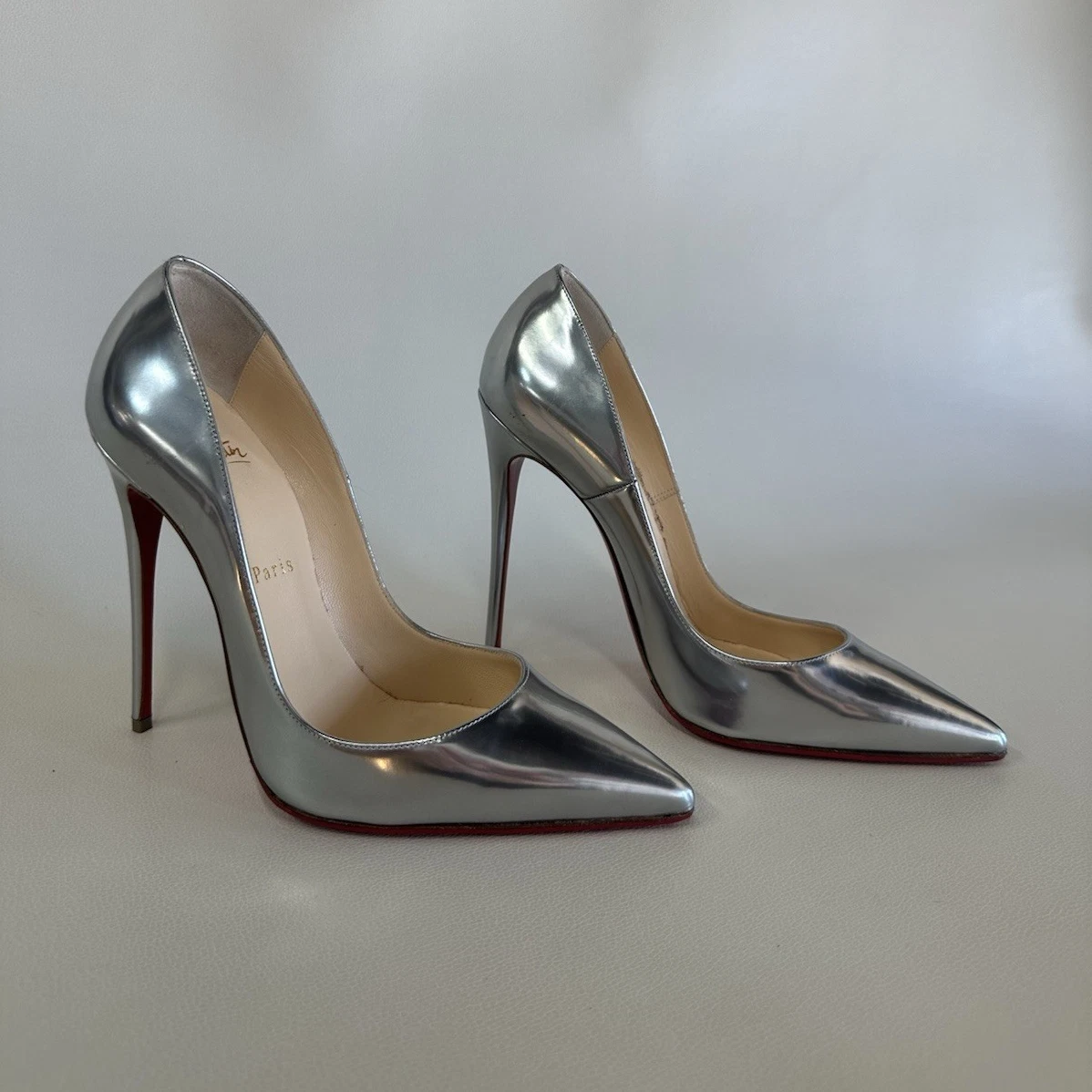 Christian Louboutin Silver Shoes for Women for sale | eBay