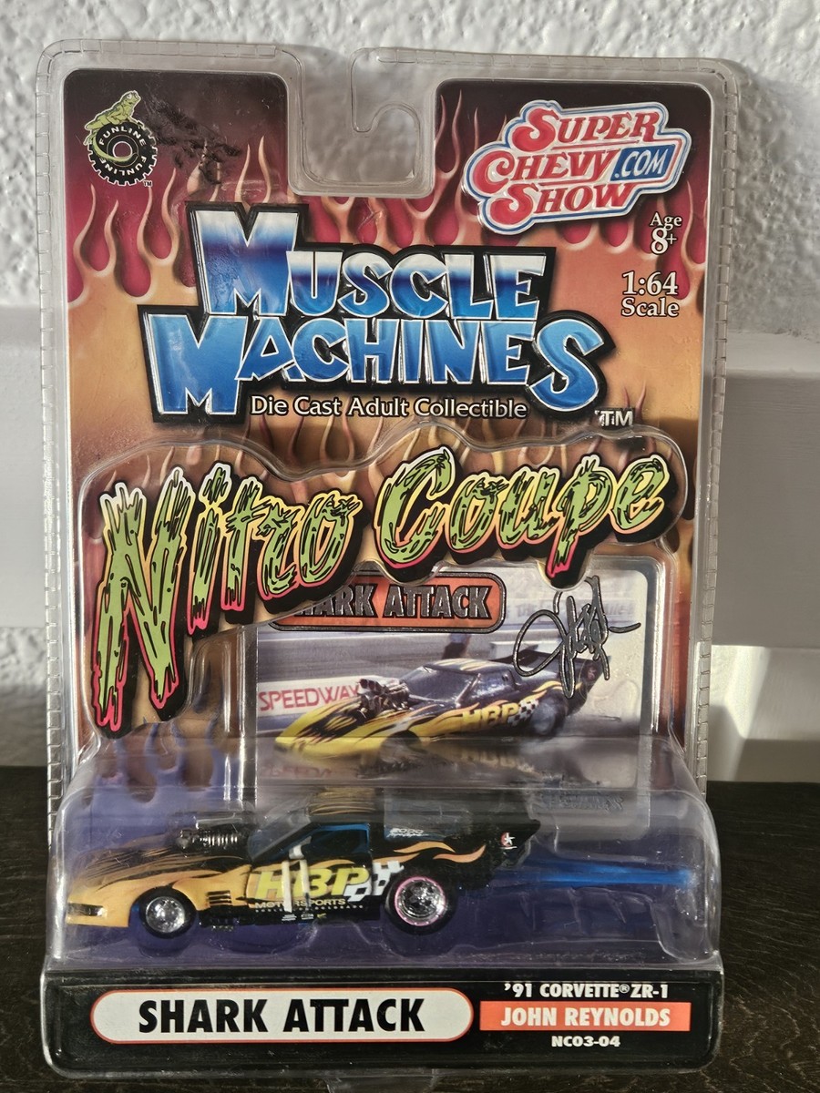 NEW Muscle Machines DIE CAST Nitro 91 Corvette ZR-1 John Reynolds