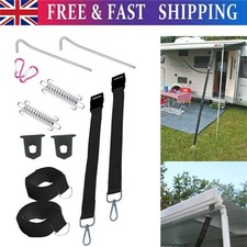 FOR FIAMMA AWNING TIE DOWN KIT TYPE S BLACK FIT F35 F45 F65 CARAVAN MOTORHOME