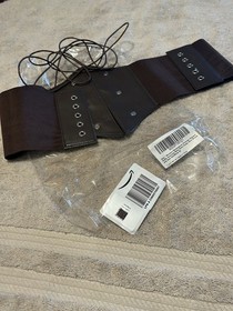 Women&rsquo;s Renaissance Victorian Corset Belt | Wide Waist Cincher | Brown | New