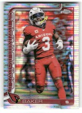 2025 Topps Chrome Football Pulsar Refractor #8 Budda Baker