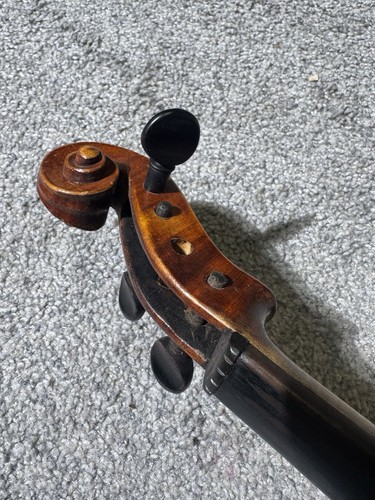 Vintage Antonius Stradivarius Cremonensis Faciebat Anno 1720 Violin, Case & Bow - Picture 7 of 20