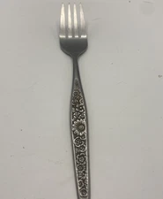 Interpur JARDINERA Daisy Salad Fork 6 1/2”  Japan Stainless Vintage Replacement