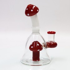 Mini bong de 6 pulgadas de vidrio para fumar tabaco pipas de agua Perc Bong y tazón de vidrio de 14 mm