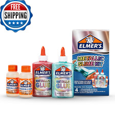 Elmer'S Elmers Metallic Slime Kit Includes Glue And Magical Liquid Activator 4