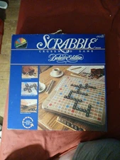 Scrabble Deluxe 1987 Turntable Edition Selchow & Righter, Pre-owned, Complete