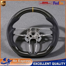 Carbon Fiber Steering Wheel Fit For Porsche Cayman Panamera 911 918 With Heated. Carbon Fiber Steering Wheel Fit For Porsche Cayman Panamera 911 918 With Heated.