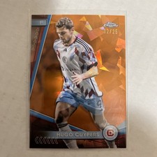 2024 Topps Chrome MLS Sapphire Edition Orange #2/25 Hugo Cuypers #16 Fire