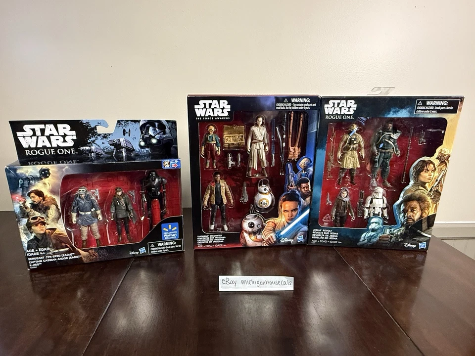 START WARS 迷你人物套装:ROUGE ONE、FORCE AWAKENS、REBELS — 第 4/4 张图片