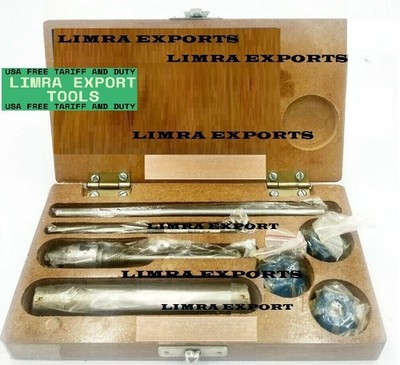 7x Set Carbide Tipped Valve Seat Face 3 Cutters 45 70 Degree 2 ANGLE CUT + PILOT